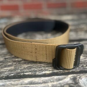 5.11 Tactical Double Duty Coyote Black Men's Tan Nylon M 32-34 Belt E1